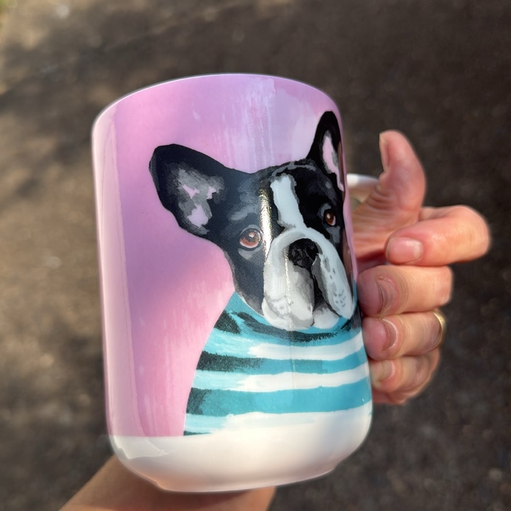 French Bulldog Boston Terrier Bone China Mug - Picture 10 of 12